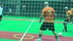 Indoor Soccer Player Scores Frankly Freaky Goal