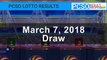 PCSO Lotto Results Today March 7, 2018 (6/55, 6/45, 4D, Swertres, STL & EZ2)