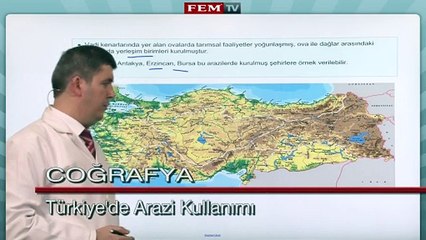 ygs lys coğrafyaTurkiye'nin Beseri ve Ekonomik Cografyasi - Turkiye'de Arazi Kullanimi - 1