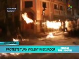 Ecuador: Opposition Protests Turns Violent