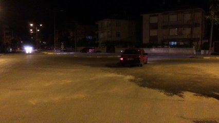 Gece Trafikte inanılmaz olay