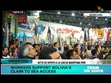 Argentina: Workers  Support Bolivia’s Claim to Sea Access