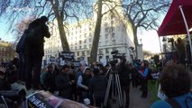 Hundreds gather in London to protest Saudi state vist