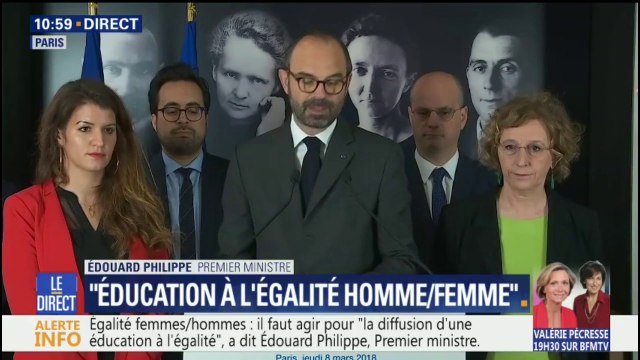 Egalité professionnelle : Nous devons passer d'une obligation de moyens à une obligation de résultats , estime Edouard Philippe