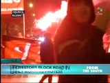 Chile: Protesters Block Roads in Early Morning Protest