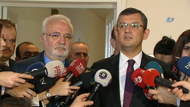 Cumhuriyet Halk Partisi Grup Başkanvekili Özgür Özel: 'Kendi tekliflerine itirazımızda ortaklaştığımız 11 madde içeren bir rapor verdik'