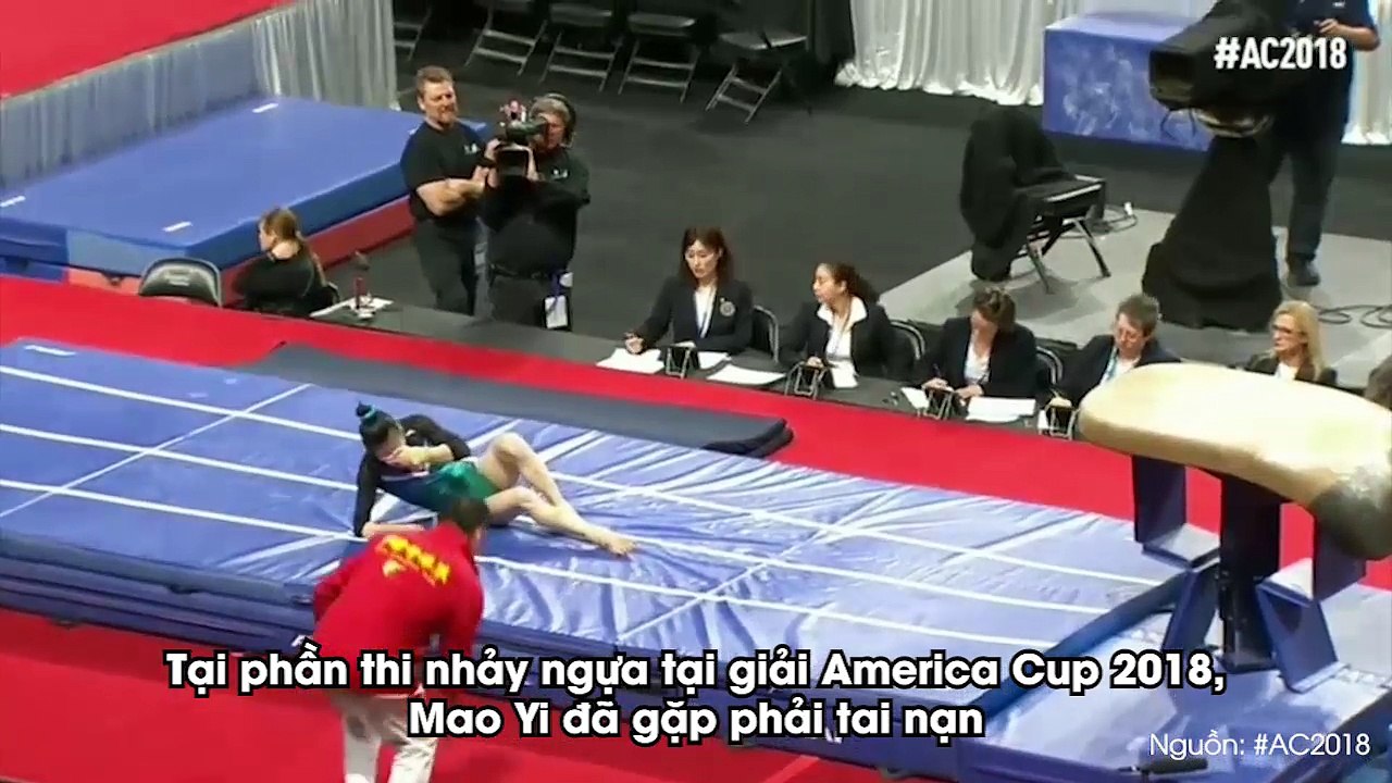 VĐV 19 tuổi chấn thương gãy chân kinh hoàng khi thực hiện nhảy ngựa