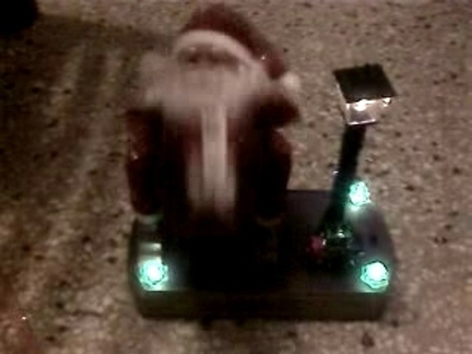 PERE NOEL AUTOMATE MUSICAL  ACROBATE galipette