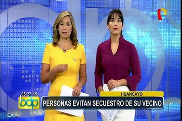 Huancayo: capturan a tres sujetos que intentaron secuestrar a poblador