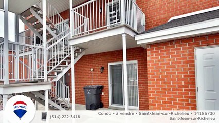 Condo - à vendre - Saint-Jean-sur-Richelieu - 14185730