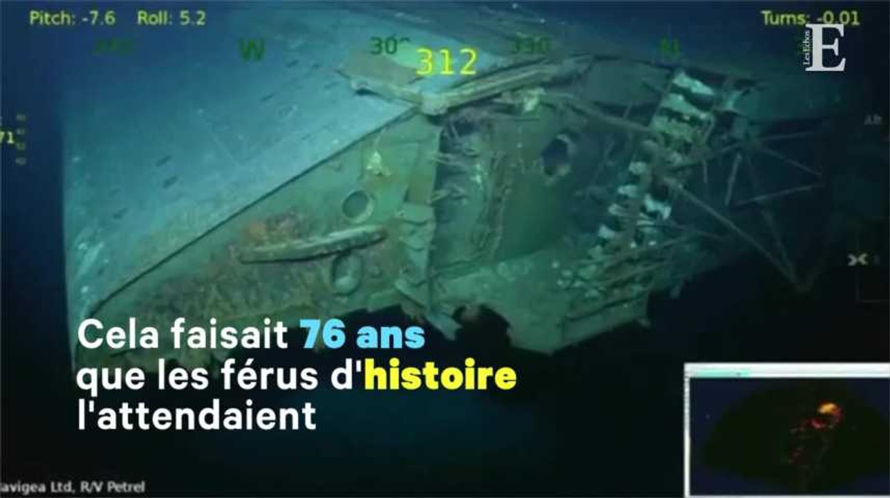 L'épave d'un des premiers porte-avions américains retrouvée au large de l'Australie