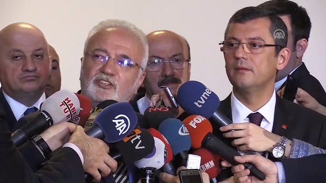 CHP heyetinin AK Parti'yi ziyareti - AK Parti Grup Başkanvekili Elitaş (2) - ANKARA