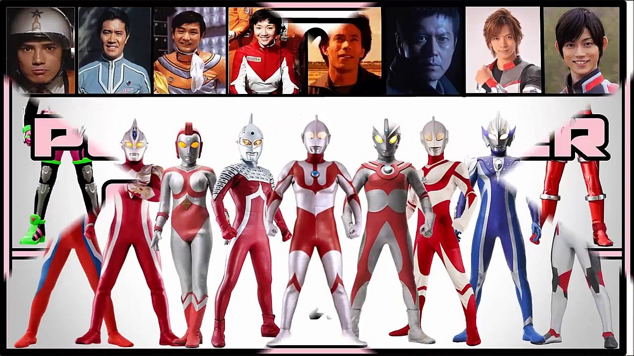 All Ultraman With Host/Human Form 1966-2016 すべて...