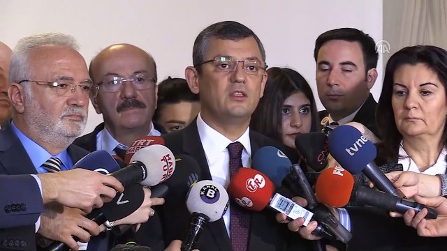 CHP heyetinin AK Parti'yi ziyareti - CHP Grup Başkanvekili Özel - ANKARA