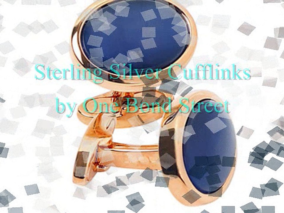 Sterling Silver Cufflinks by One Bond Street