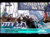 Argentina: President cites achievements in final address