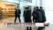 S. Korean president's chief envoys leave for U.S. carrying 
