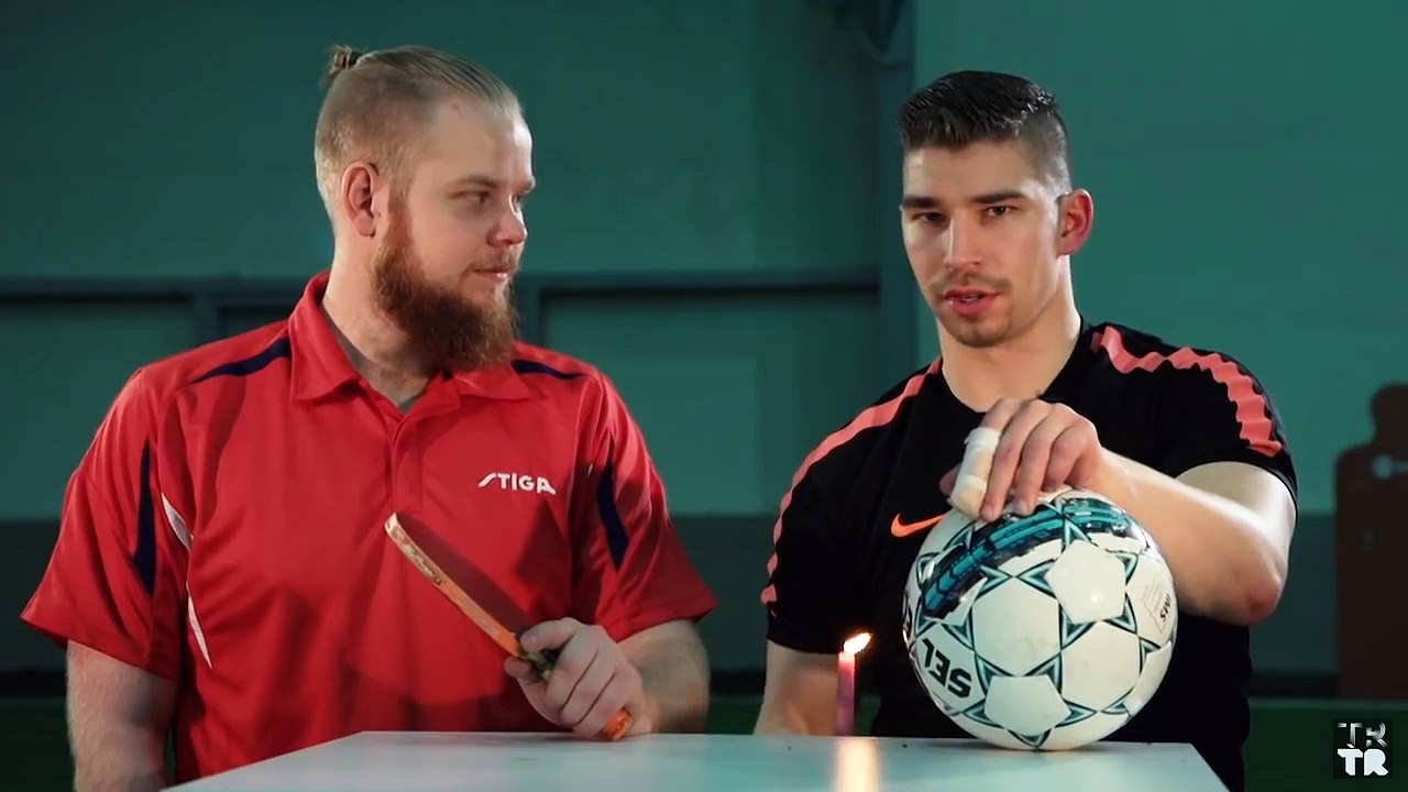 Football vs. Ping Pong | FOOTPONG | Pongfinity vs. Lassi Hurskainen