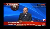 Erdoğan: 'Kadınlar hakkında şahsım kadar duyarlı, icraat ortaya koymuş bir başka cumhurbaşkanı var mıdır bilmiyorum'