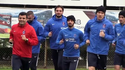Trabzonspor'da Akhisarspor maçı hazırlıkları - TRABZON