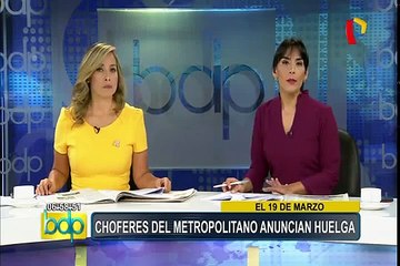 Metropolitano: usuarios sorprendidos por huelga el próximo 19 de marzo