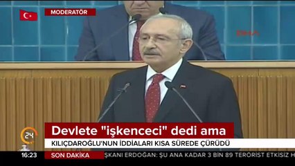 Kılıçdaroğlu, Kaftancıoğlu ağzı ile devleti suçlamıştı
