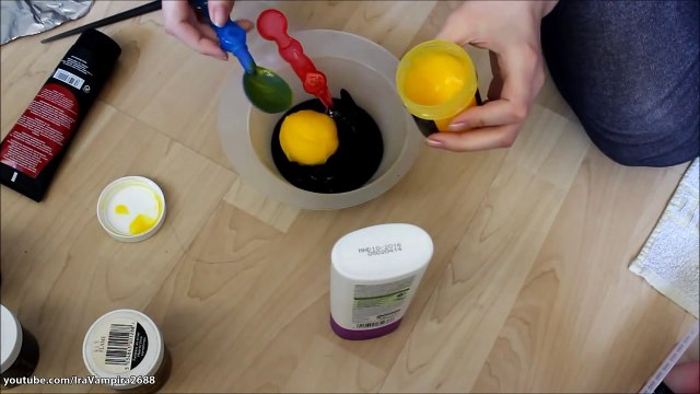 SCHWARZE Haare tönen mit DIRECTIONS