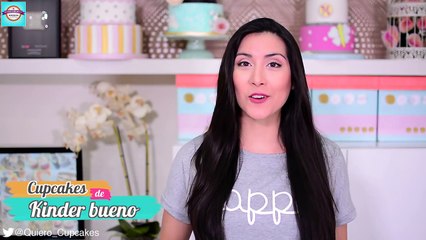 Cupcakes de Kinder Bueno | Quiero Cupcakes!
