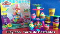 PLAY DOH TORRE DE PASTELITOS EN ESPAÑOL