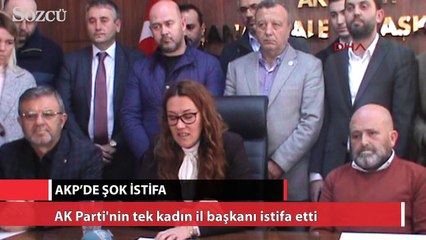 AKP’de şok istifa