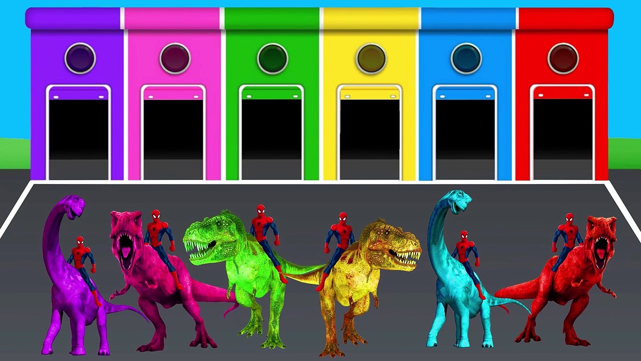 Learn colors with Animals Transporter for Kids I Learn Animals & Dinosaurs for Children and Toddlers