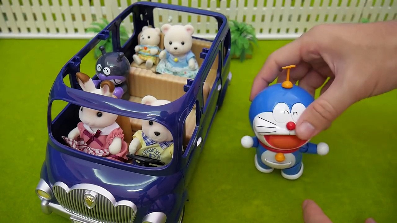 Đồ chơi doremon chế và xe ôtô 7 chổ của sylvanian families - Doremon đồ chơi YAPI #10