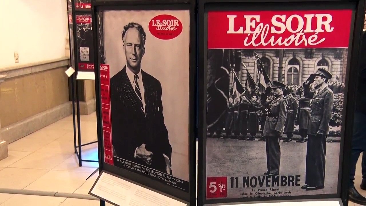 Le roi Philippe inaugure l'exposition célébrant...