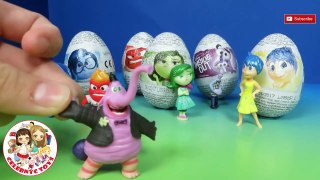 New INSIDE OUT Movie Kinder Surprise Eggs Full Set Joy Fear Anger Sadness Figurines