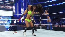 The Bella Twins vs. AJ & Tamina- SmackDown, March 08, 2018