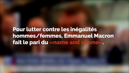 Egalité hommes/femmes: Macron veut rendre public les entreprises qui ne respectent pas la loi