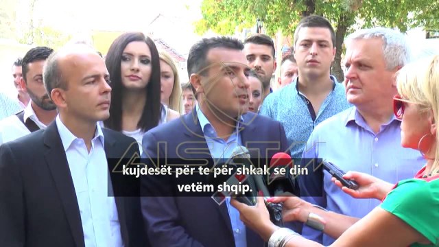Zaev: Shqiptarët nuk mund të privohen nga shqipja