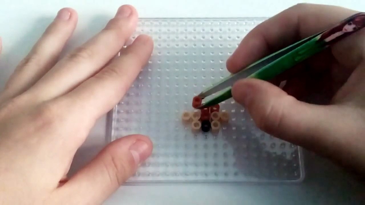 Tuto Perles à repasser (Hama) - Petit Renard !