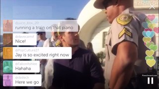 Police almost Arrest Piano Man at Griffith Observatory in Los Angeles