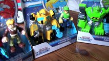 Transformers Rescue Bots Toy Figures - Full Set - Unbox and Review - Heatwave, Chase, BumbleBee