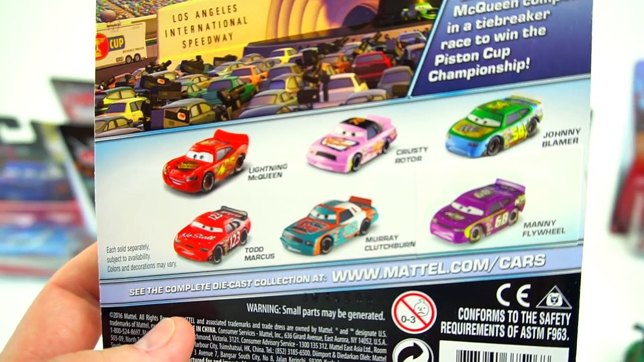 NEW DISNEY PIXAR CARS 2017 TOYS PISTON CUP RACERS WGP FANS - video ...