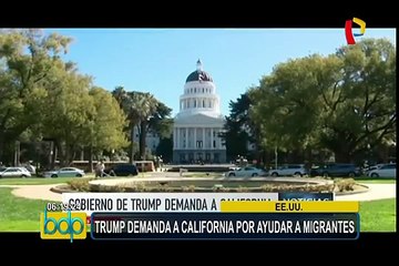 EEUU: Trump demanda a California por negarse a colaborar con su política migratoria