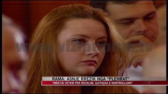 Rama: Asnjë rrezik nga “plehrat” - News, Lajme - Vizion Plus