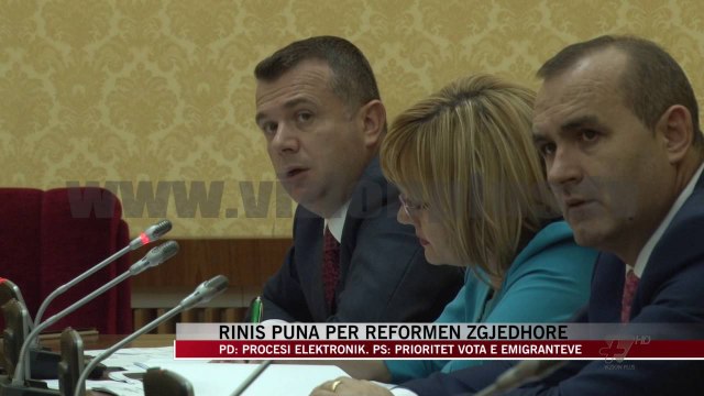 Rinis puna për reformën zgjedhore - News, Lajme - Vizion Plus