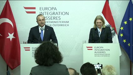 Dışişleri Bakanı Çavuşoğlu: 'Terör örgütünün paçavralarıyla gösteri yapmalarına izin verilmemesi gerekiyor' - VİYANA