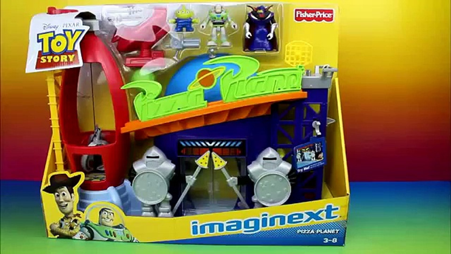 imaginext toy story pizza planet playset