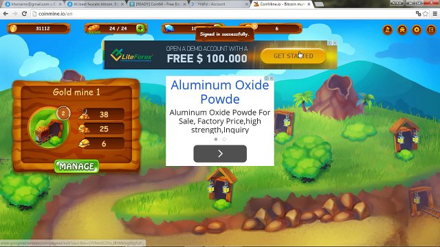 Free Game Earn Bitcoin (1000000 satoshi/days) with Coinminer 2016