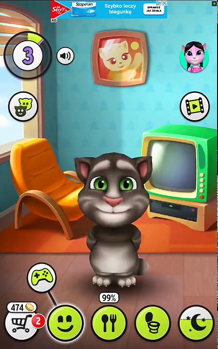 MY TALKING TOM PO POLSKU | level 1 - 3 | DARMOWE GRY DLA DZIECI i BAJKI DLA DZIECI