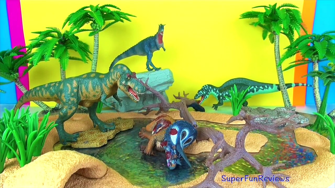 Learn Dinosaurs - T rex - Dinosaur battle - Dinosaur Fight - Kids Educational Toys