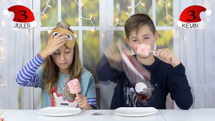 HOLIDAY LOLLIPOP CHALLENGE! CHRISTMAS LOLLIPOP TASTE TEST